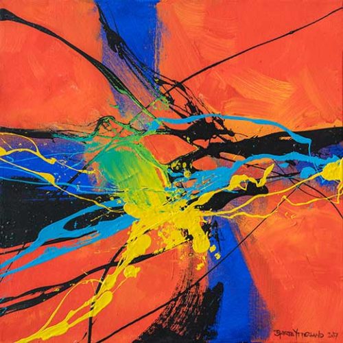 Abstract Orange and Blue - Bjarte Ytterland