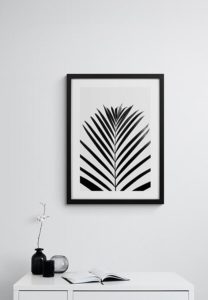 Lush TROPICAL Palms - B&W - Studio Nahili