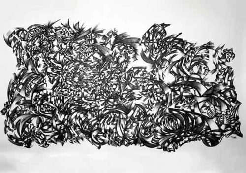 Wall Drawing 2 - Gretchen Dreisbach