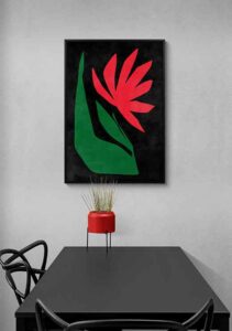 Simple Red Flower