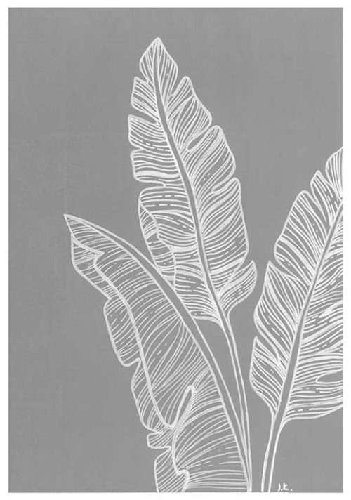 Banana Leaves BW - Agave Designs