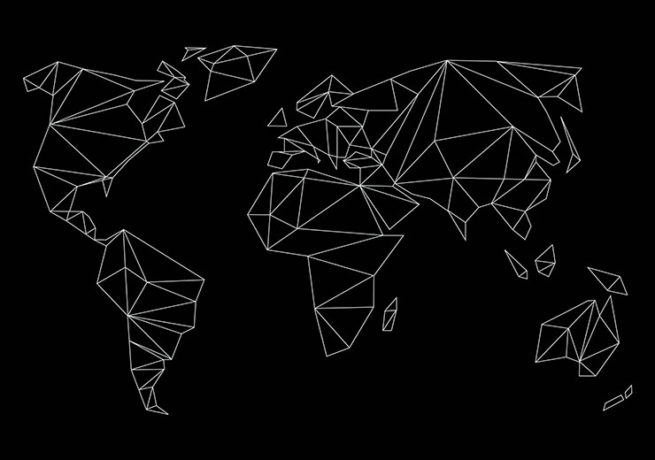 Geometrical World in Black - Studio Nahili