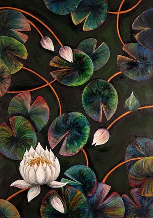 Water Lilies in Aurvåg 2 - ARO Art