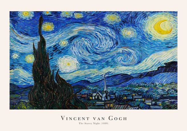 The Starry Night - Vincent Van Gogh